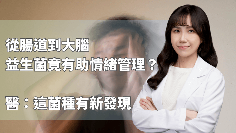 從腸道到大腦 益生菌竟有助情緒管理